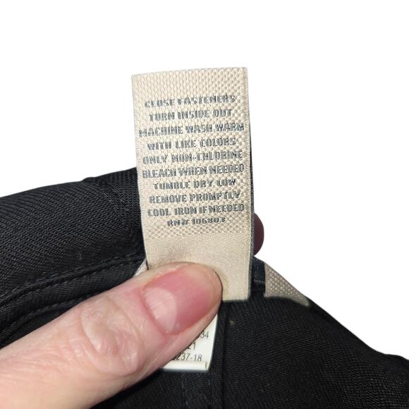 Duluth Trading Dyehard Wide Leg Crop Overalls Sz L - Picture 9 of 9